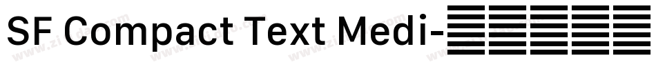 SF Compact Text Medi字体转换